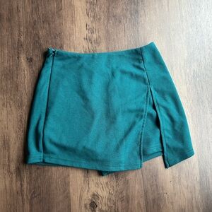 SHEIN Teal Mini Skirt